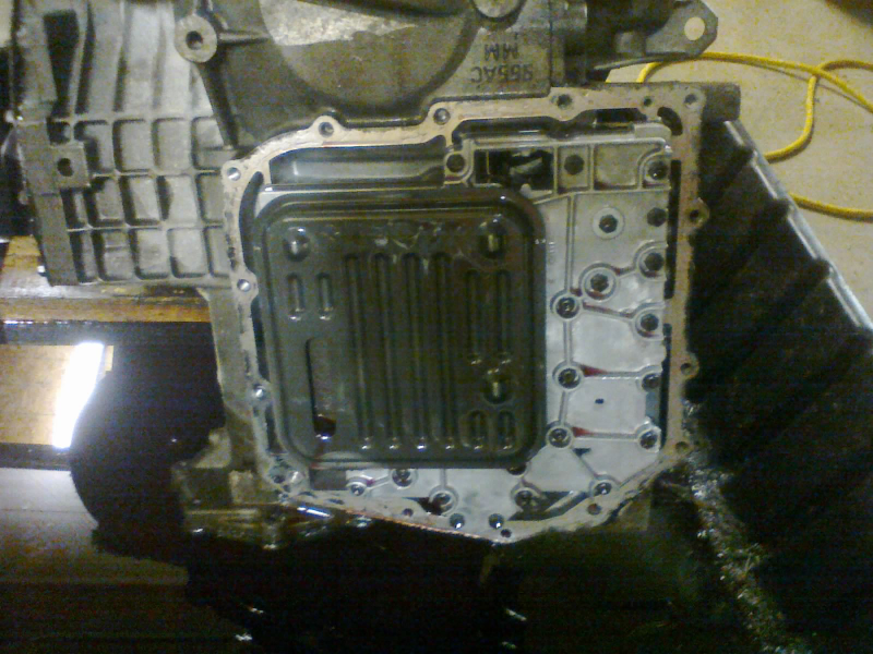 Now we can see the filter and the valve body
